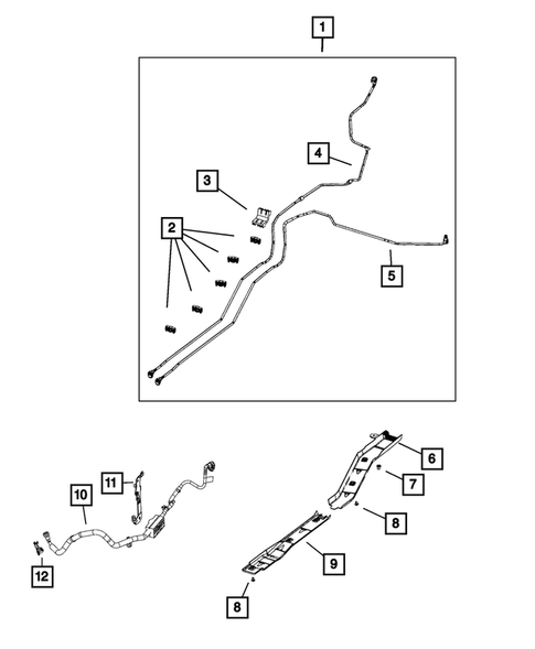 Fuel Lines and Tubes for 2023 Jeep Compass #0