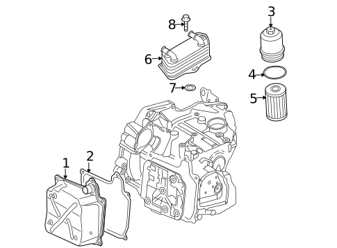 Automatic Transmission for 2008 Volkswagen Eos #2