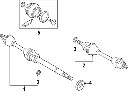 Drive Axles for 2022 Volvo XC40 Recharge #0