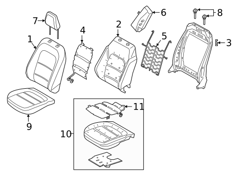 Heated Seats for 2023 Ford Escape #1