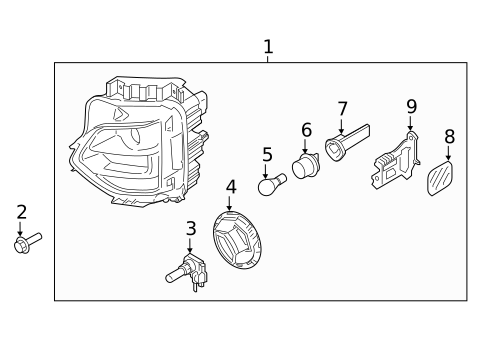 Bulbs - Chassis for 2020 Hyundai Santa Fe #4
