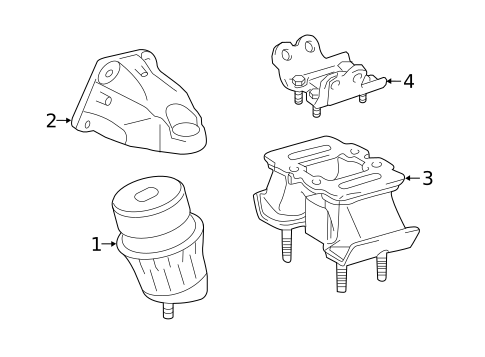 Engine & Trans Mounting for 2016 Lexus GS450h #0