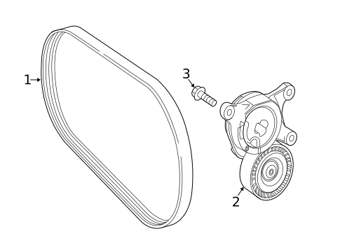 Belts & Pulleys for 2016 Mercedes-Benz GLA250 #0