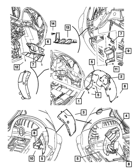 Front Fenders for 2006 Chrysler PT Cruiser #1