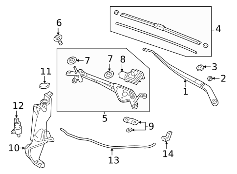 Wipers for 2021 Acura RDX #0