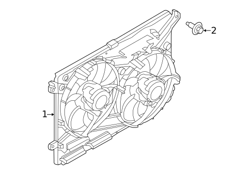 Cooling Fan for 2014 Ford Fusion #0