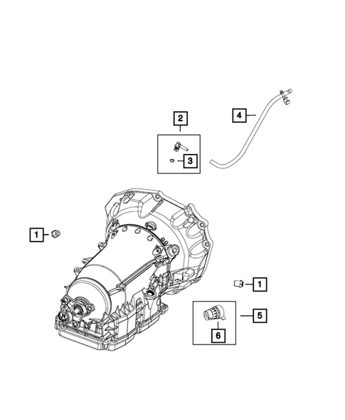 Case, Extension, Oil Pan, and Indicator (Dipstick) for 2009 Dodge Challenger #4