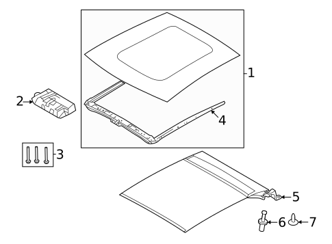 Sunroof for 2020 Jaguar E-Pace #1