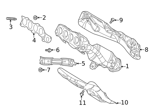 Exhaust Manifold for 2025 Toyota Corolla #1