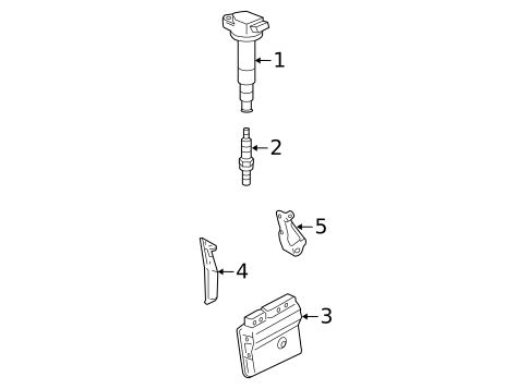 Ignition System for 2010 Toyota Corolla #0