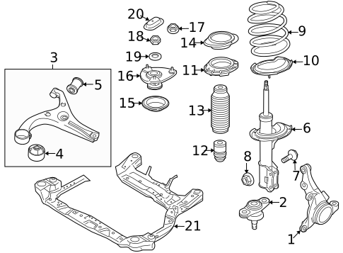 Suspension Components for 2006 Kia Rio5 #0