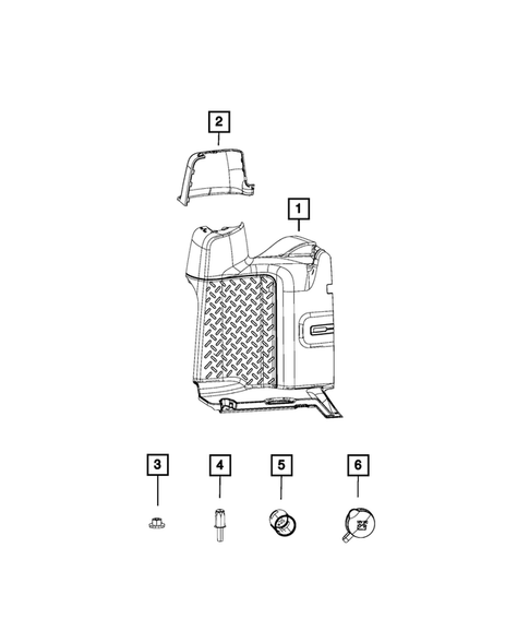 Panels-Moldings-Scuff Plates, Pillar, Cowl, 1/4 Panel Trim and Cargo Covers for 2018 Jeep Wrangler JK #1