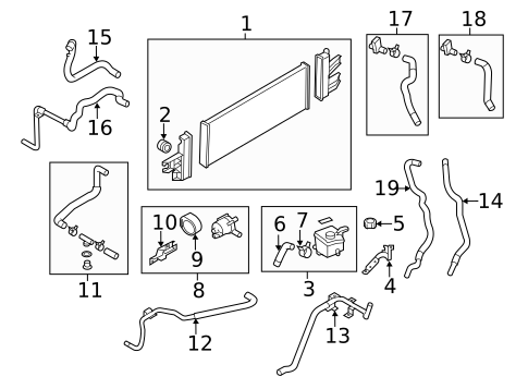 Inverter Cooling Components for 2018 INFINITI Q70 #0
