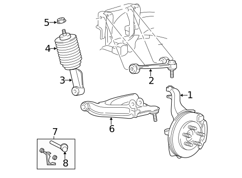 Suspension Components for 2004 Lincoln Navigator #3