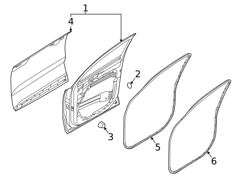 Door & Components for 2025 Kia Carnival #1