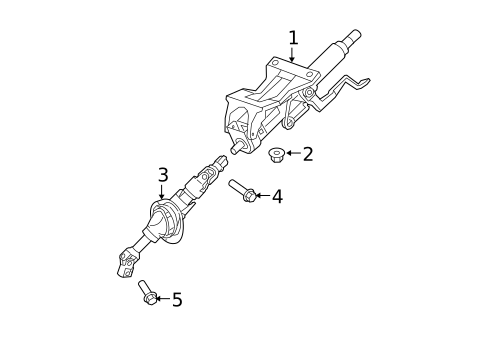 Steering Column for 2016 Chevrolet Equinox #0