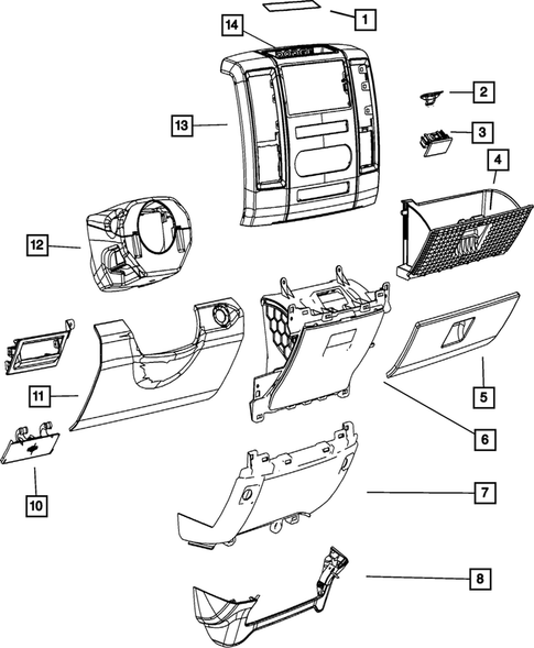 Instrument Panel for 2014 Ram 2500 #0