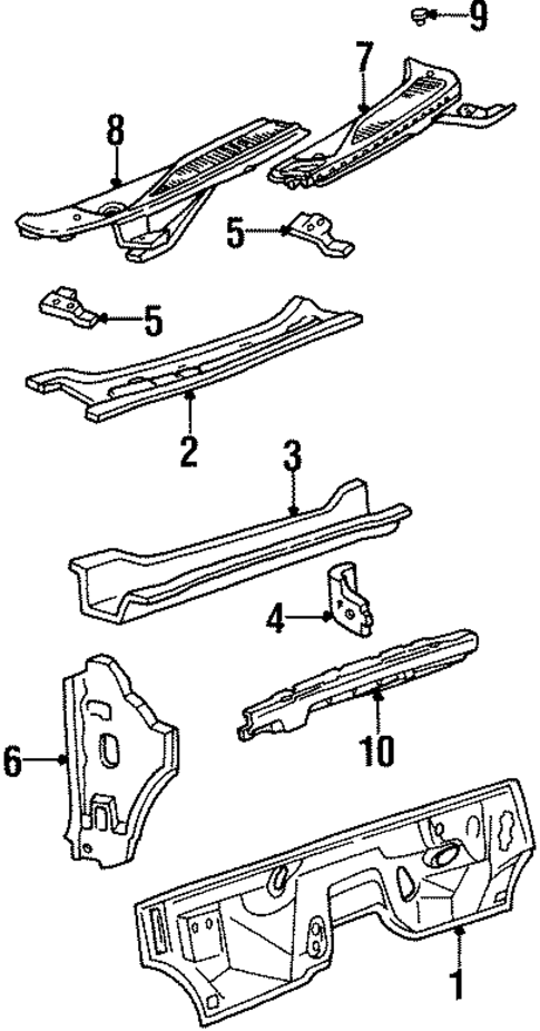 Cowl for 2000 Lincoln Navigator #0