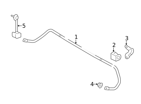 Stabilizer Bar & Components for 2010 Ford Edge #0