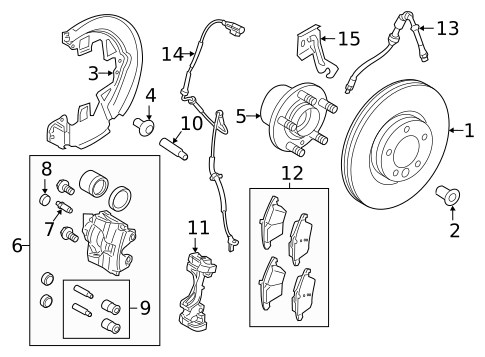 Brake Components for 2017 Land Rover Discovery Sport #0