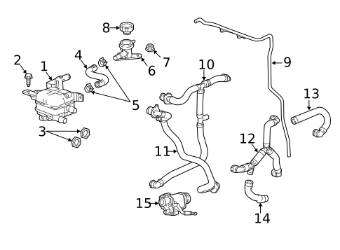 Hoses & Pipes for 2017 Cadillac CT6 #4