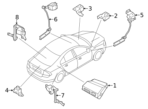 Ride Control Components for 2017 Volvo S60 Cross Country #0