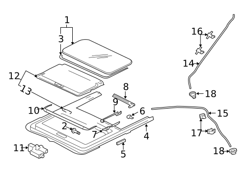 Sunroof for 2017 Mitsubishi Lancer #0