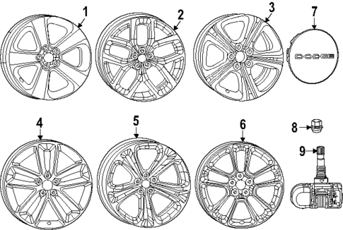 Wheels for 2024 Dodge Charger Daytona #0
