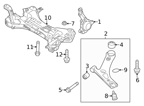 Suspension Components for 2023 Kia Rio #1