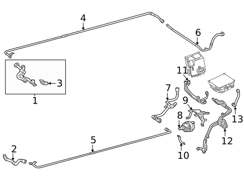 Hoses & Lines for 2025 Mercedes-Benz EQE AMG #4