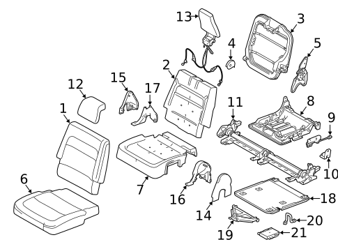Third Row Seats for 2019 Ford Flex #1