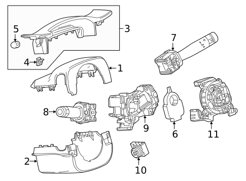 Switches for 2015 Cadillac ATS #3