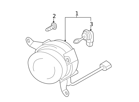 Bulbs - Chassis for 2005 Kia Sedona #2