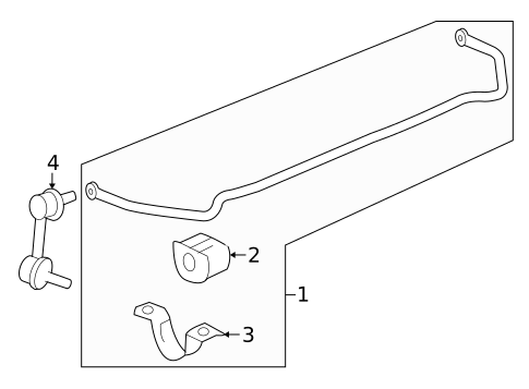 Stabilizer Bar & Components for 2011 Buick LaCrosse #2