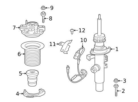 Struts & Components for 2024 BMW Z4 #1