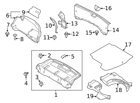 Interior Trim - Rear Body for 2022 Mazda 3 #0