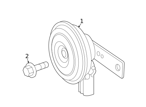 Horn for 2024 Mercedes-Benz Sprinter 4500 #0