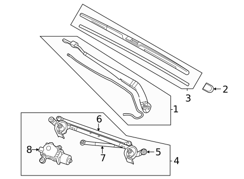 Wiper Components for 2023 Nissan Rogue #0