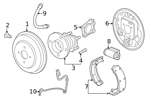 Rear Brakes for 2016 Chevrolet Sonic #1