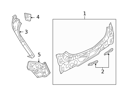 Rear Body for 2012 Mazda 3 #1
