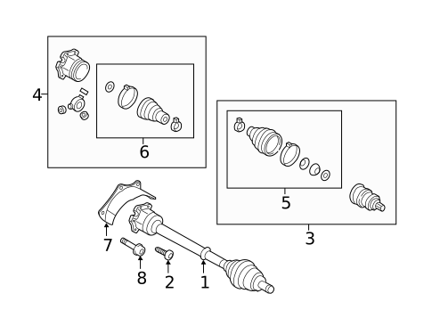 Drive Axles for 2015 Volkswagen Jetta #0