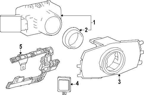 Electrical Components for 2024 Lexus GX550 #1