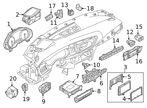 Air Bag Components for 2013 Audi A6 #1