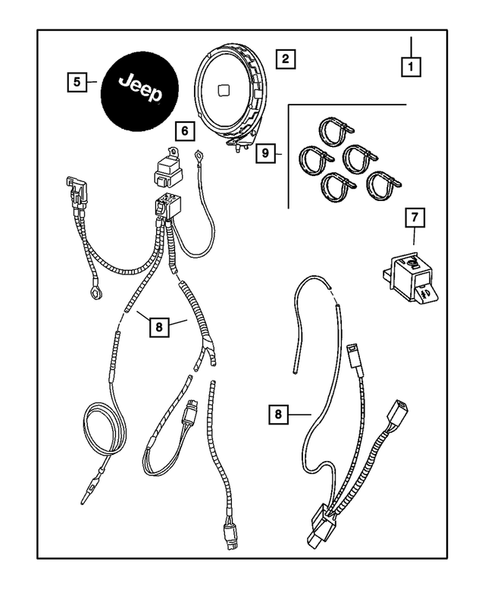 Fog Lights & Electrical for 2006 Jeep Wrangler #0