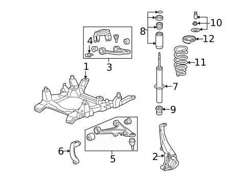 Suspension Components for 2009 Cadillac STS #1