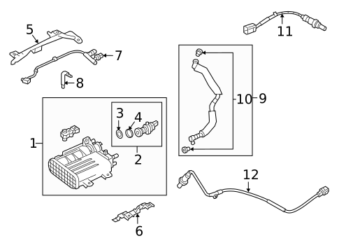 Emission Components for 2016 Mazda CX-9 #0