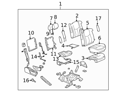Front Seat Components for 2007 Chevrolet Silverado 1500 Classic #6