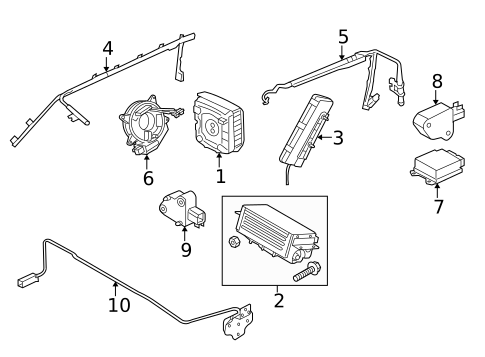 Air Bag Components for 2013 Land Rover LR4 #0