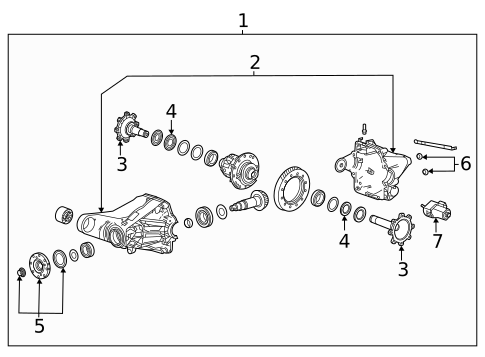 Differential for 2025 Cadillac Escalade #1