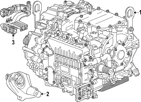 Traction Motor Components for 2025 Chevrolet Blazer EV #1
